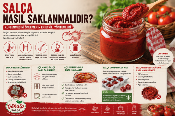 Salça Nasıl Saklanmalıdır ?